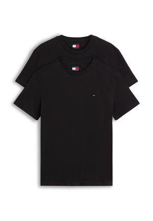 Tommy Jeans, SLIM TEE 2 PACK - Lihtne T-särk - black
