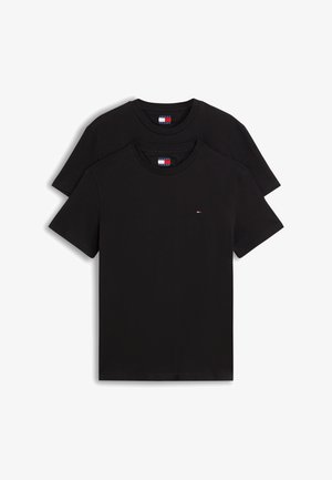 Tommy Jeans, SLIM TEE 2 PACK - Lihtne T-särk - black