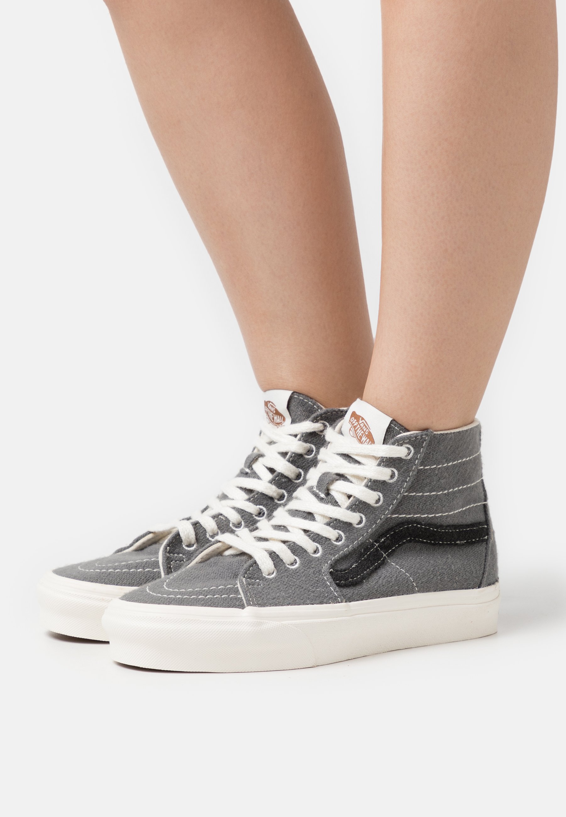 Light grey sk8 hi vans Clearance