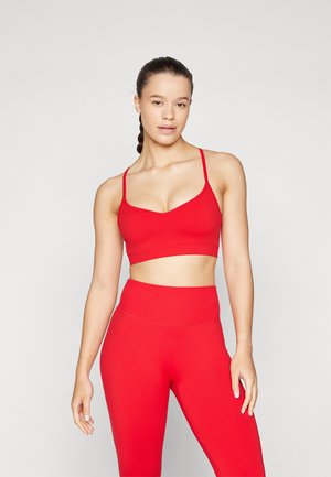 SLEEK SEAMLESS LOW IMPACT BRA - Sportovní podprsenky s lehkou oporou - heated red