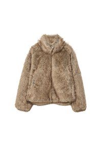 WITH HIGH NECK - Veste mi-saison - mottled brown