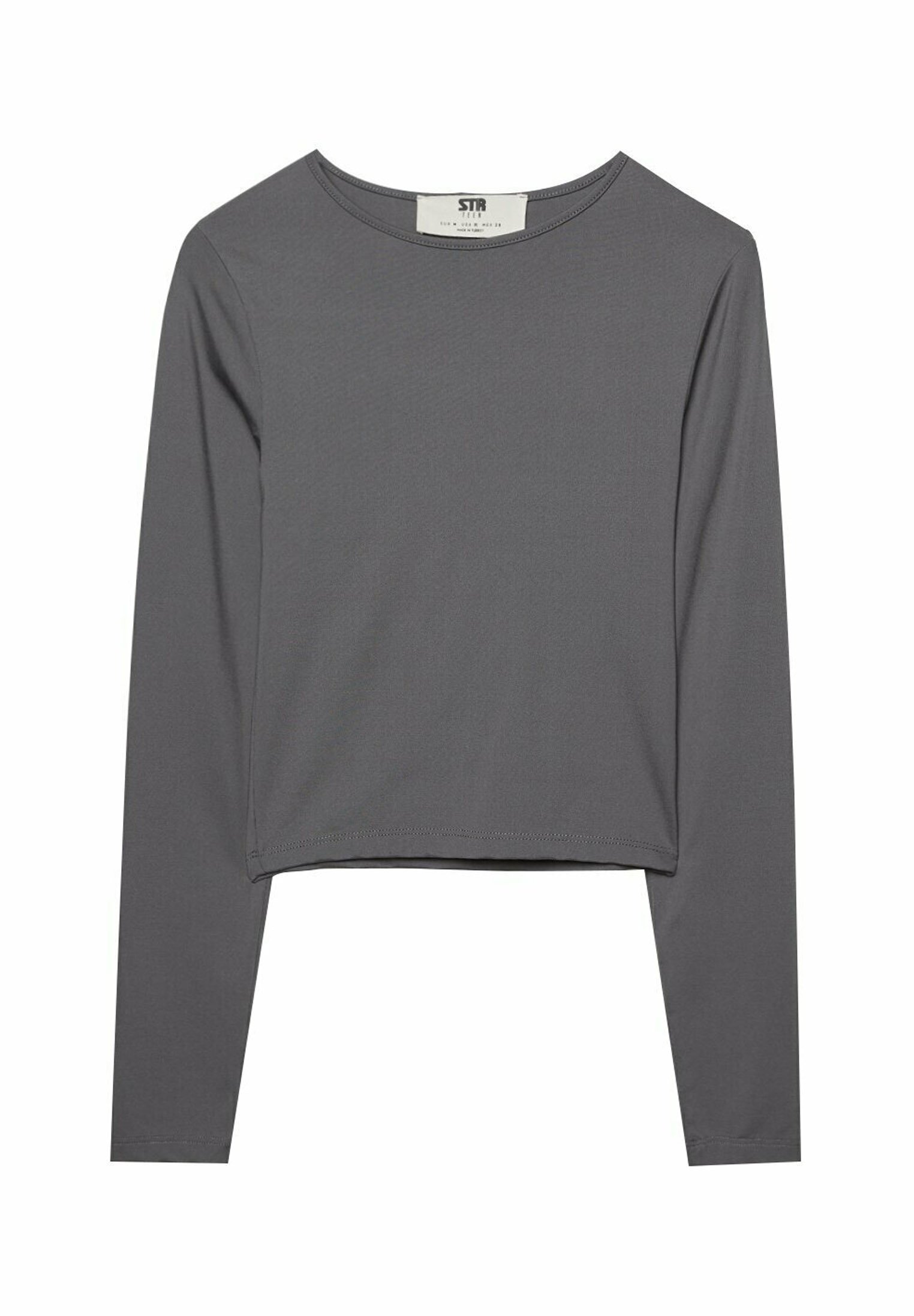Dark grey long-sleeve shirt