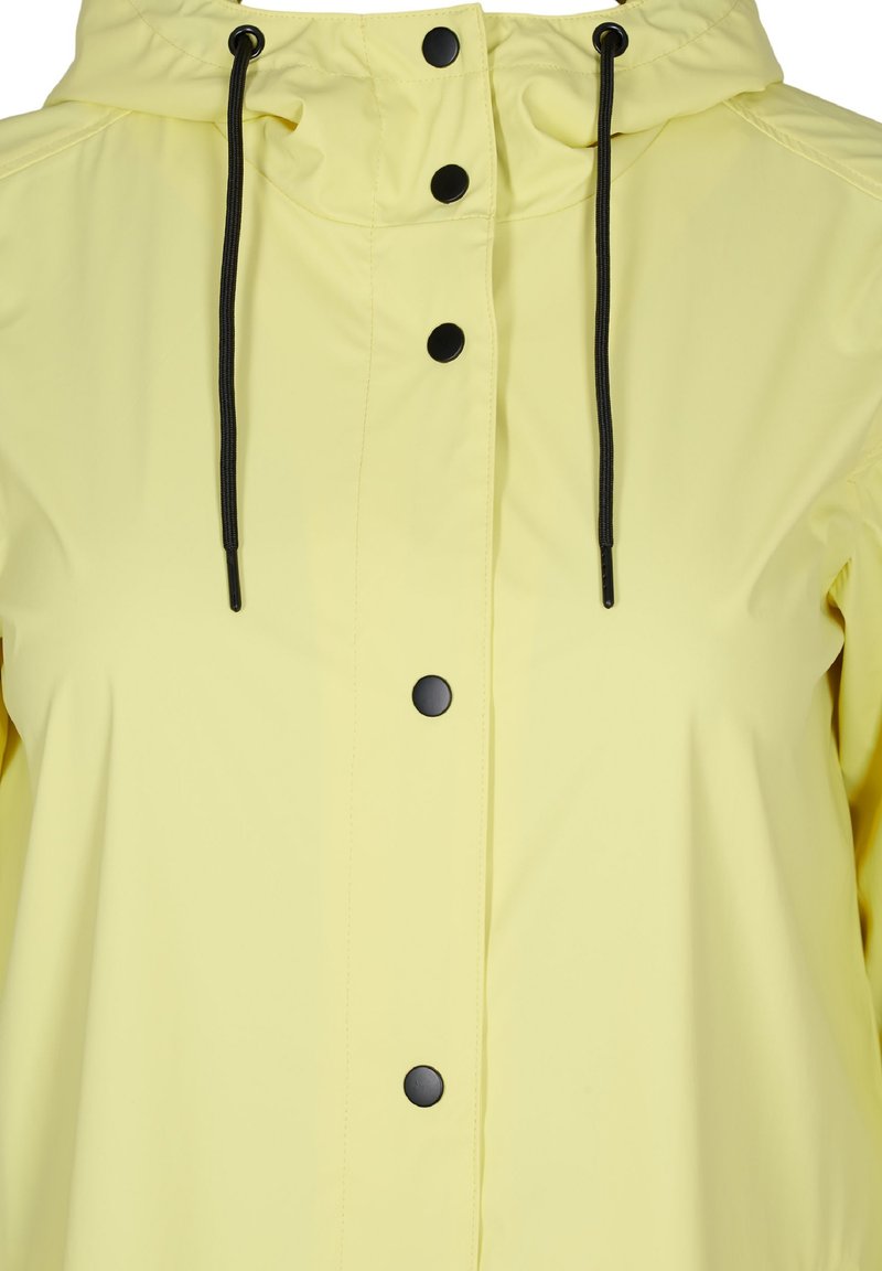 Damen Leichte Jacken | Zizzi Regenjacke / wasserabweisende Jacke pale banana/hellgelb - AU41088 Damen Leichte Jacken | Zizzi Regenjacke / wasserabweisende Jacke pale banana/hellgelb - AU41088