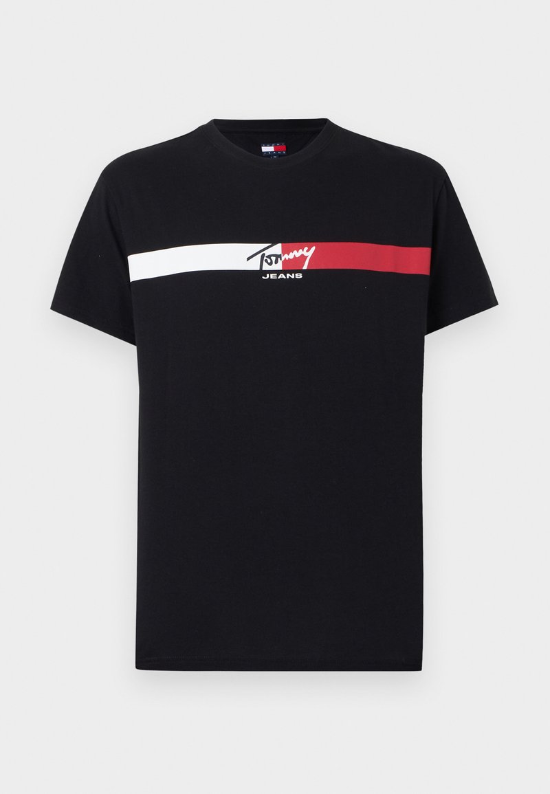 Tommy Jeans T-shirt print zwart Tommy Jeans T-shirt print zwart
