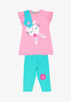 Denokids SET BUNNY - Leggings - Hosen - rosa