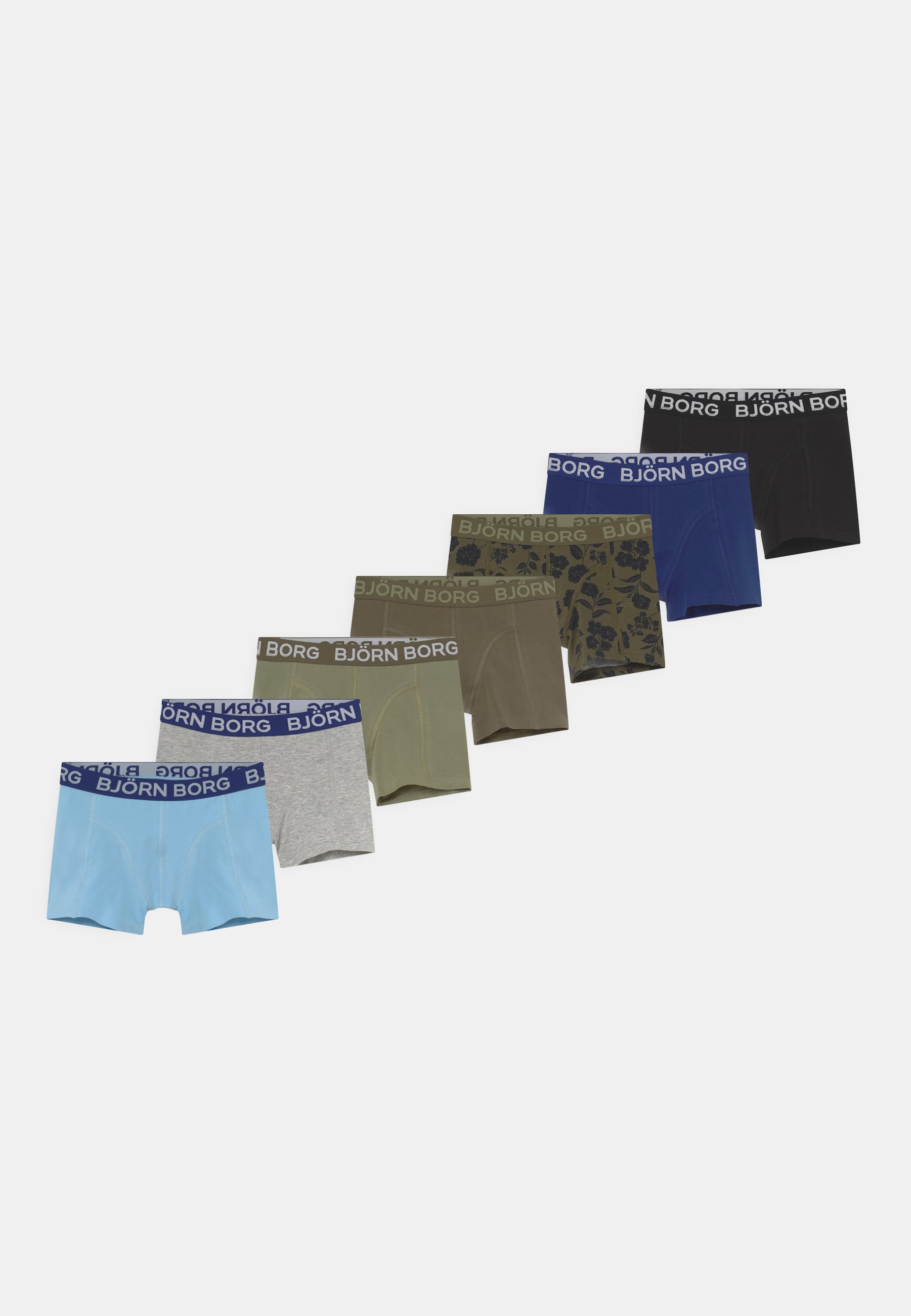 Björn Borg CORE BOXER 7 PACK - Onderbroeken - khaki/kaki - Zalando.nl