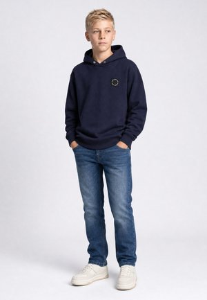 Petrol Industries, RELAXED HOODED SWEATER MILLRUN - Hoodie - royal navy