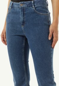 comma Flared-farkut - dark-blue denim