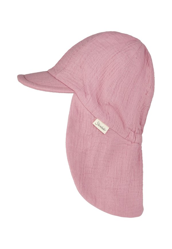 MIT NACKENSCHUTZ MUSSELIN – Mütze – rose
