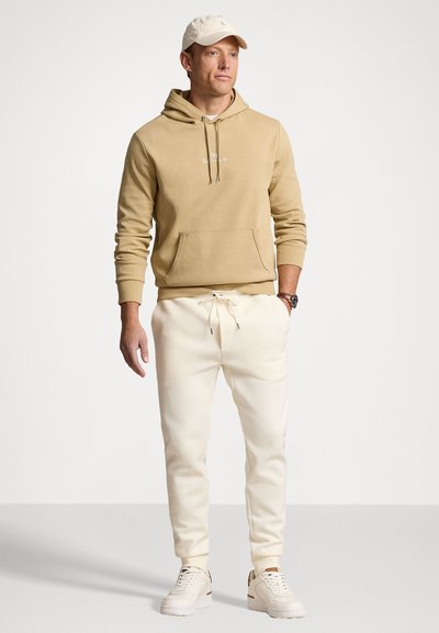 Polo Ralph Lauren LOGO DOUBLE KNIT HOODIE - Hoodie - classic khaki