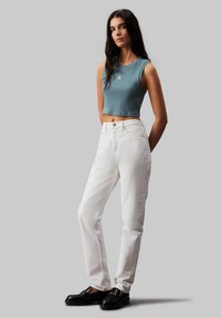 Calvin Klein Jeans SLIM CROPPED - Top - goblin