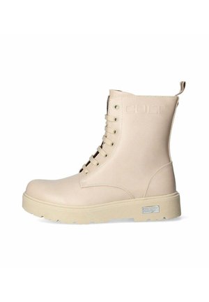 Stivaletti con plateau - beige