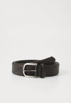 Gevlochten riem - grey