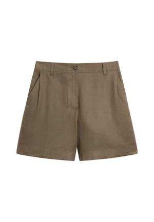 Massimo Dutti, Shorts - mottled dark green