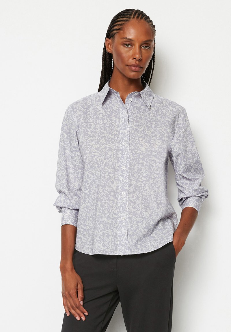 Marc O'Polo SHARP SLEEVE BUTTON PLACKET PRINTED Hemdbluse multi