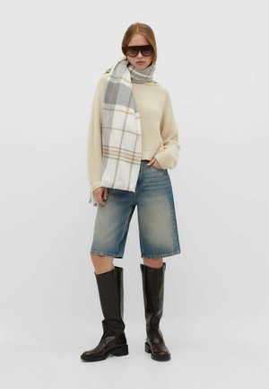 Stradivarius CHECKED  - Šála - grey