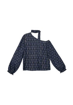 THE-ARE ASIMÉTRICA MANGA  - Blusa - dark blue