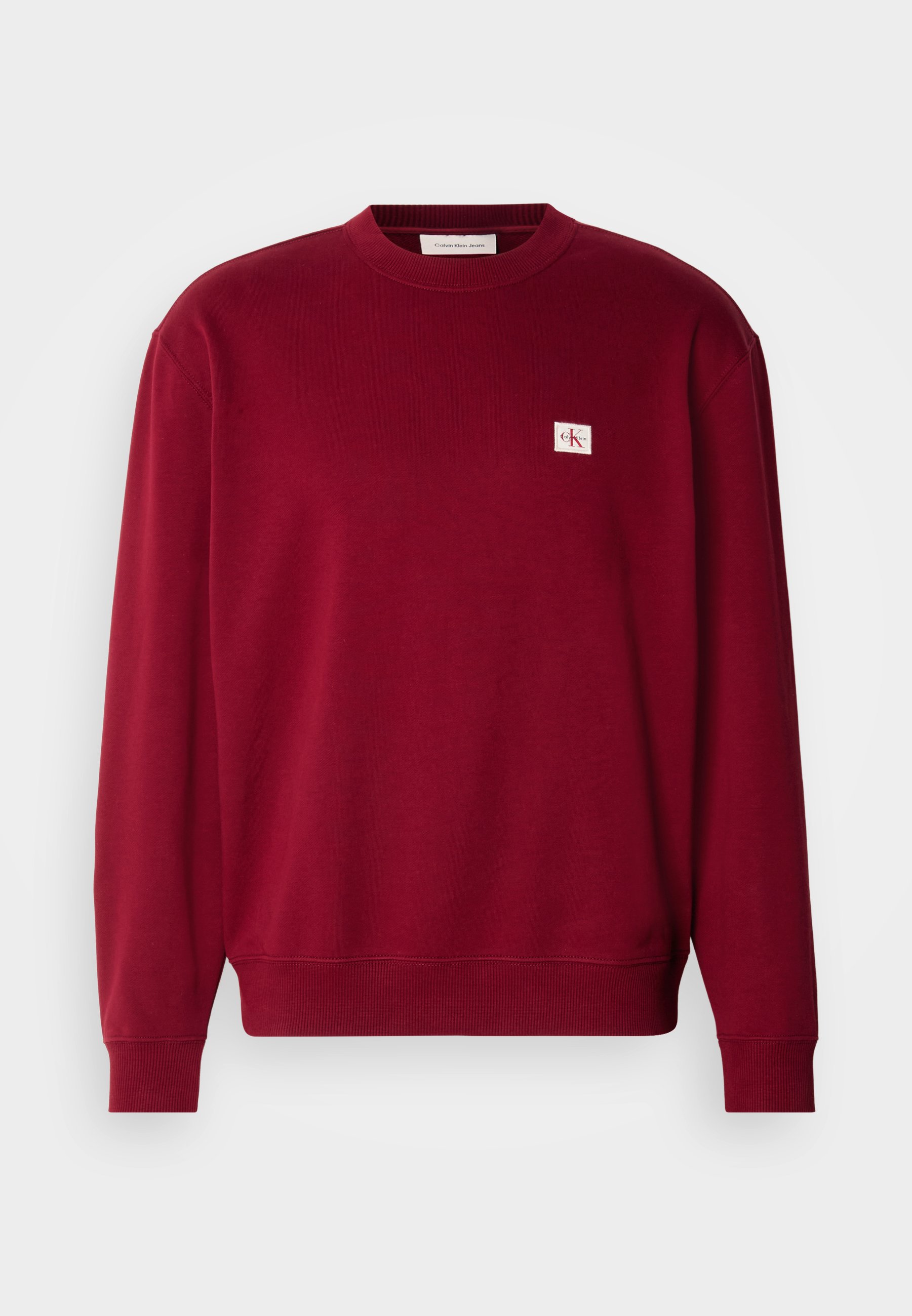 Calvin Klein Jeans BADGE CREWNECK - Mikina - renaissance red