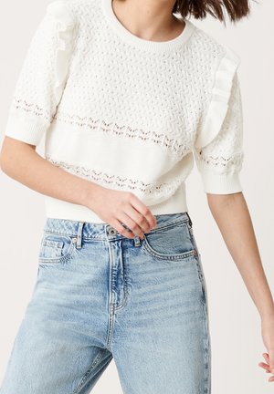 QS, Bluse - off-white