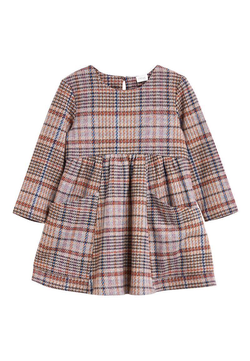 Next PINK PINK COZY CHECK DRESS (3MTHS-7YRS) - Vestido informal - pink