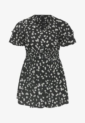 Yours Clothing, PLUS SIZE CASUAL TOPS - Camicetta - black