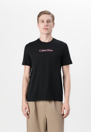 GLITCHED LOGO CLASSIC TEE - Print T-shirt - black
