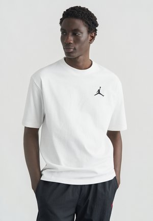 JUMPMAN CREW - Βασικό μπλουζάκι - white/black