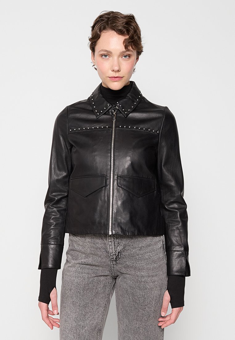 Oakwood Leren jas zwart Oakwood Leren jas zwart