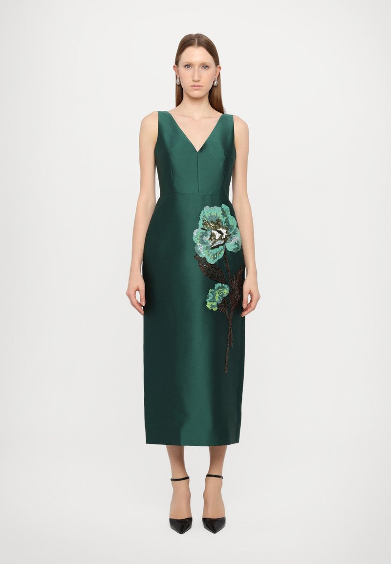 Erdem - SLEEVELESS MIDI TAILORED DRESS - Cocktail dress / Party dress - pine green, Enlarge