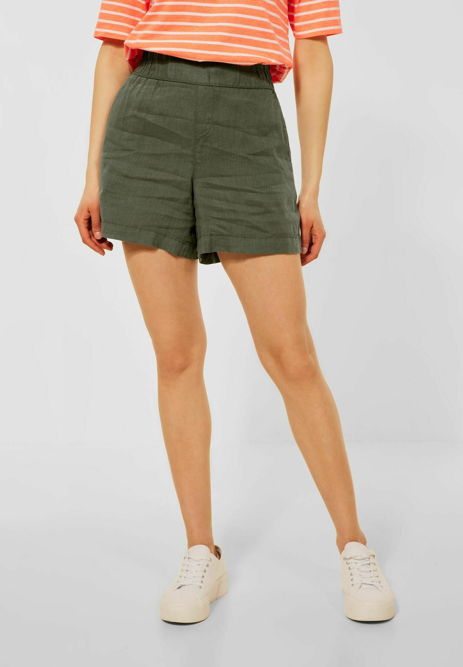 Street One PAPERBAG - Shorts - grün 