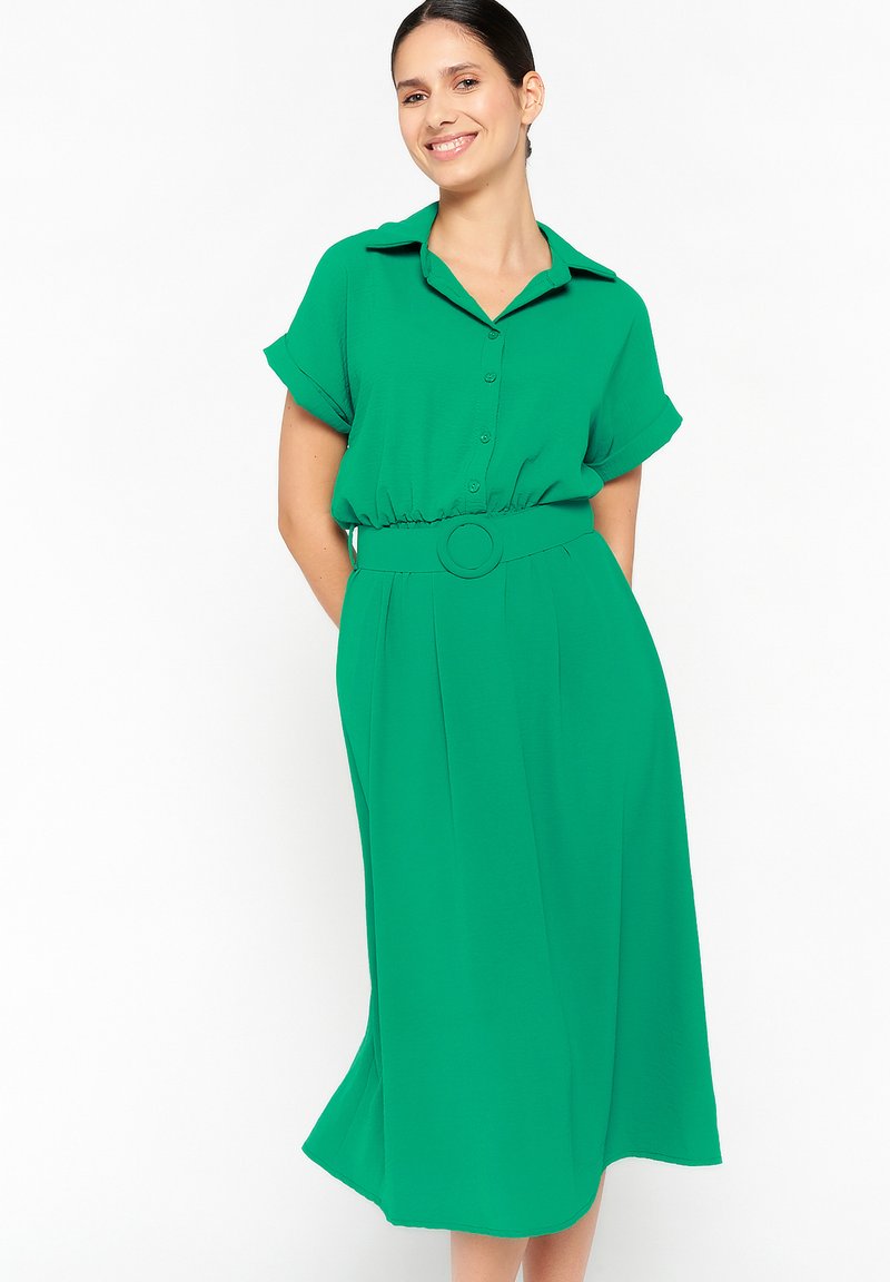 LolaLiza WITH POLO COLLAR Shirt dress green Zalando.ie