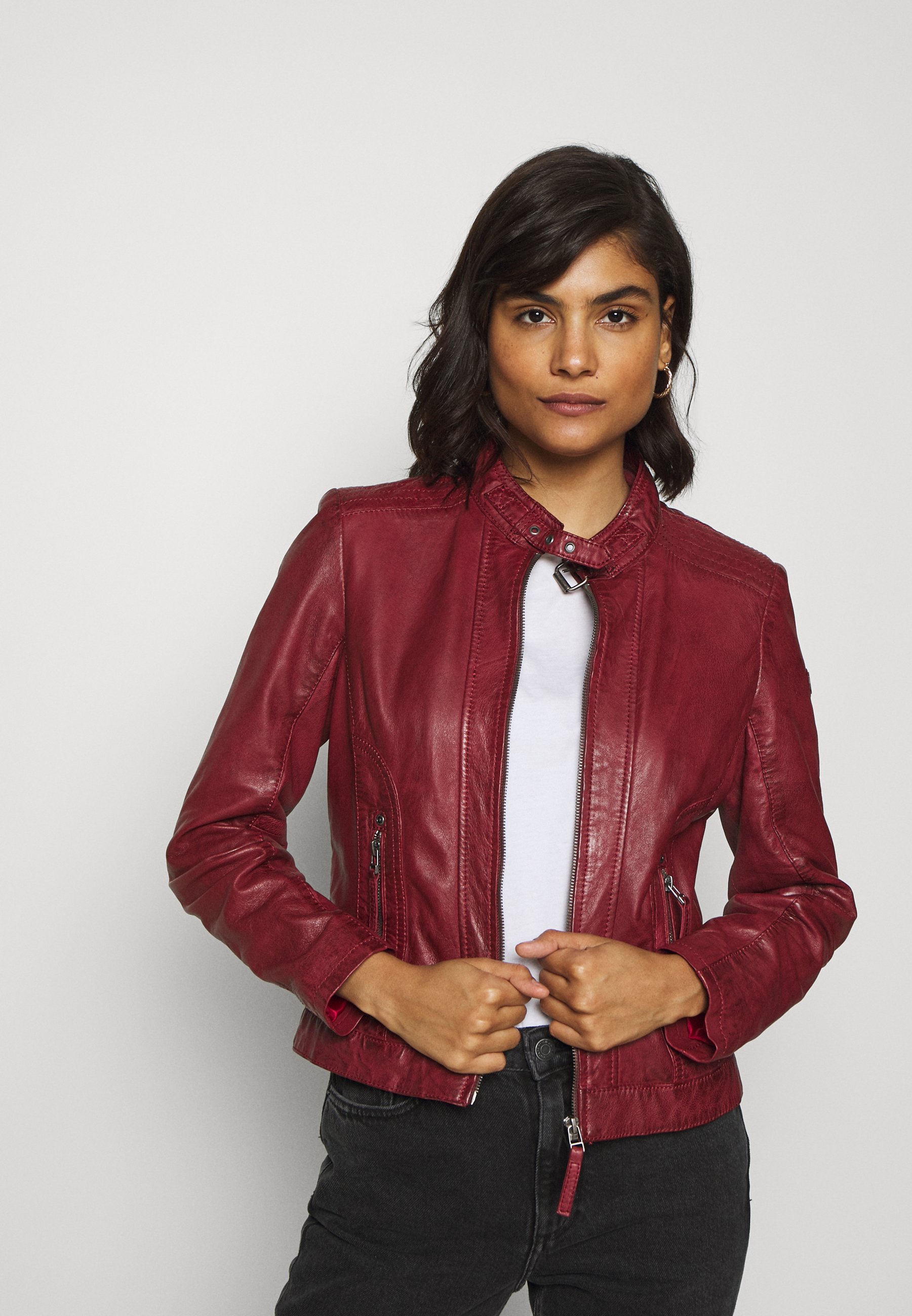Gipsy TALIDA Leren jas red Zalando.nl Gipsy ANGY Leren jas ox red Zalando.nl