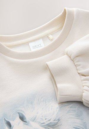 Next REGULAR FIT - Collegepaita - ecru horse graphic