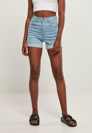 Jeansshort - bleached denim