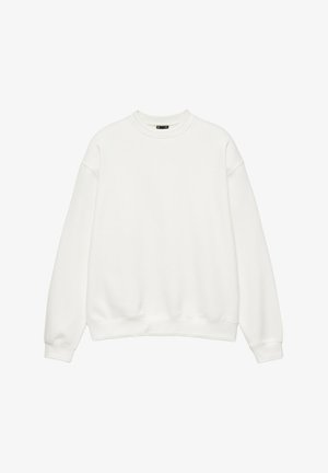 PULL&BEAR, RELAXED FIT - SWEATSHIRT - Sweatshirt - white