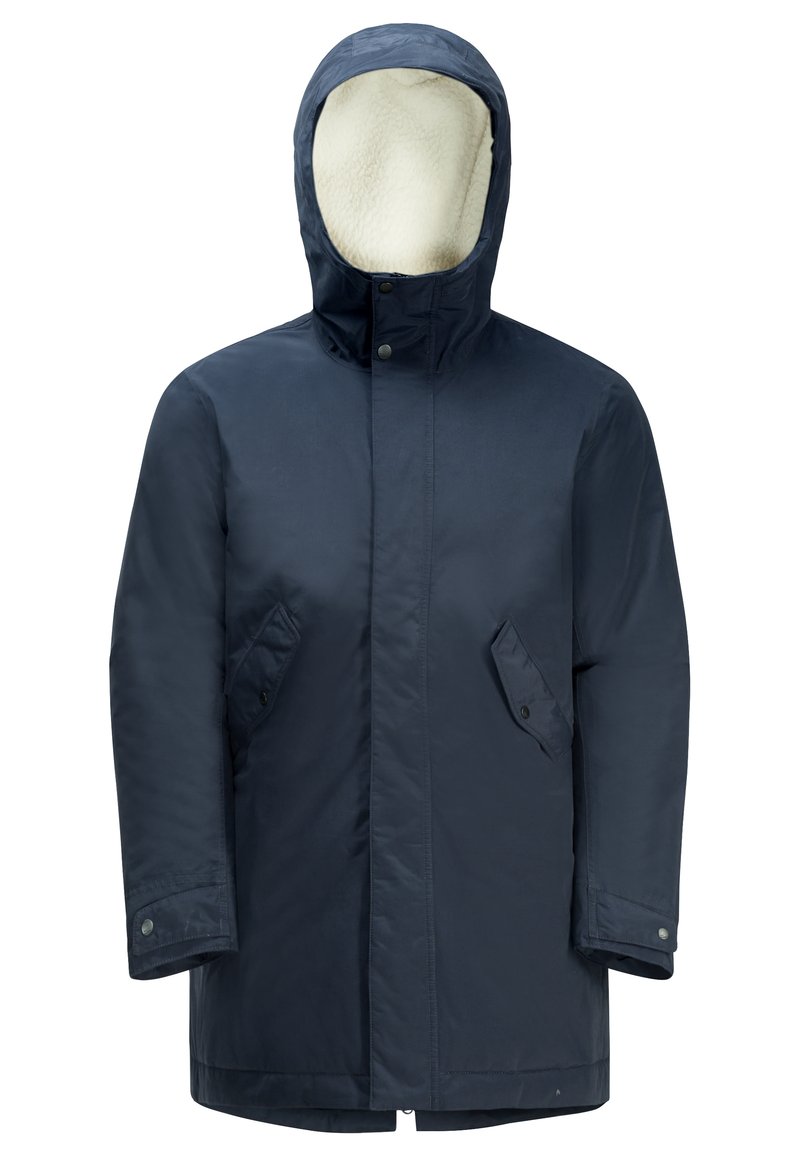 Jack Wolfskin Parka donkerblauw denim