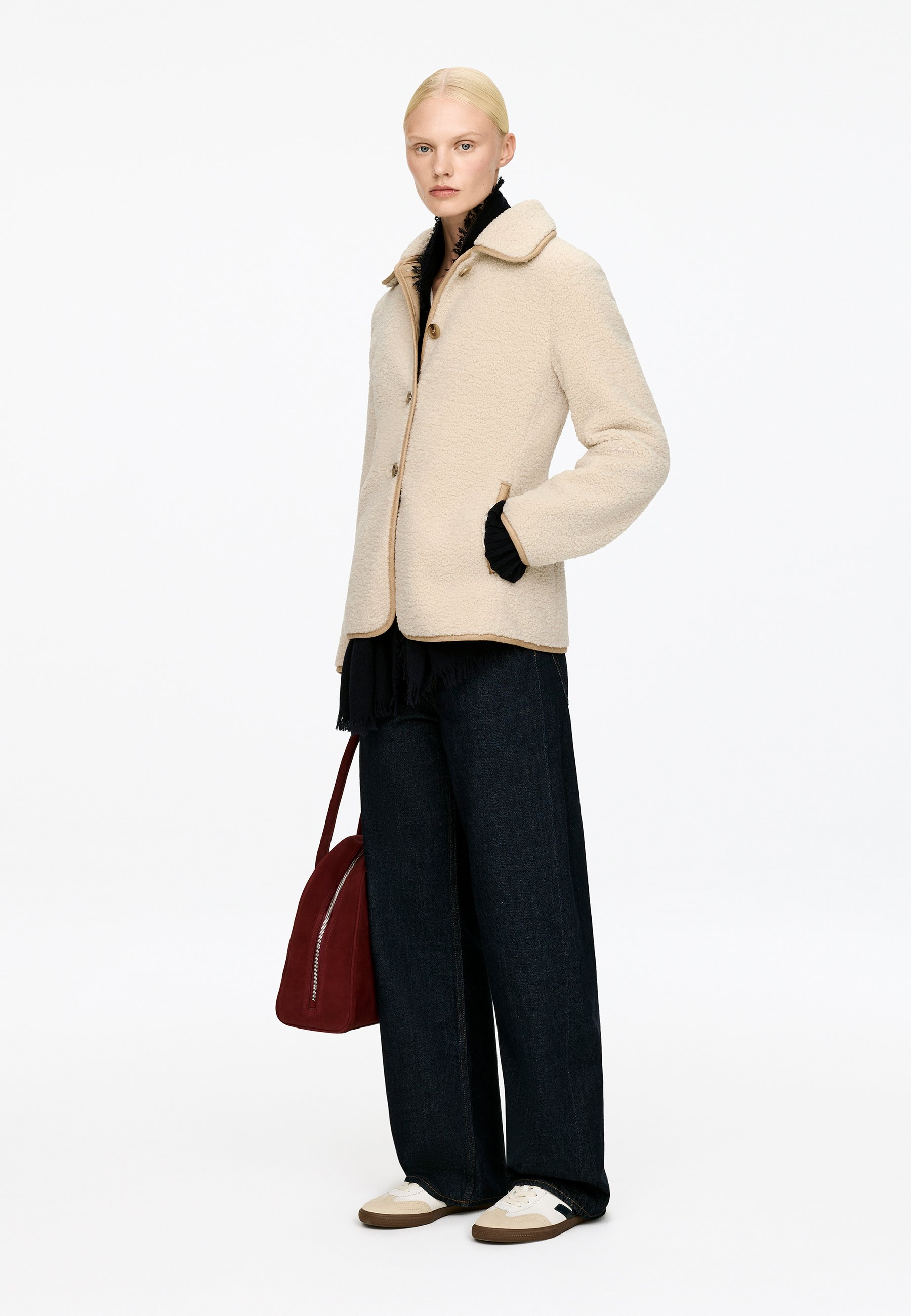 ARKET PILE - Light jacket - beige - Zalando
