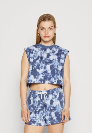 T-shirts med print - gridiron/diffused blue
