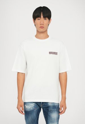 LOOSE  FIT TEE - Print T-shirt - white