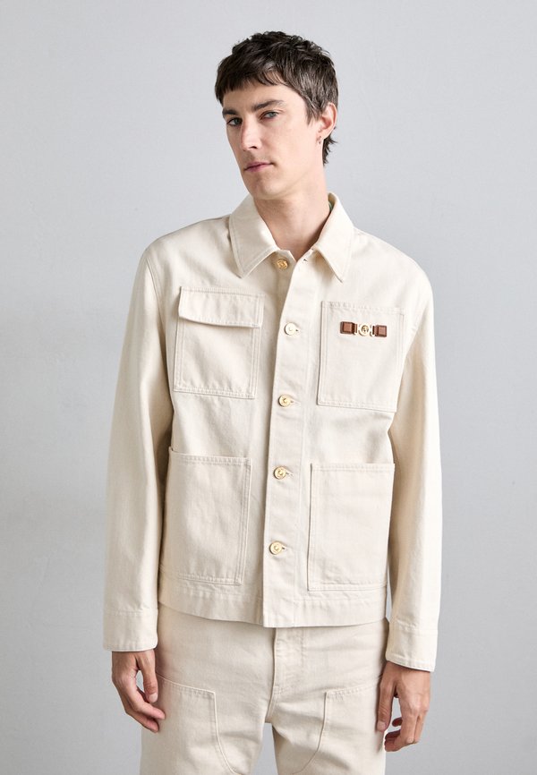 BLOUSON - Denim jacket - ecru