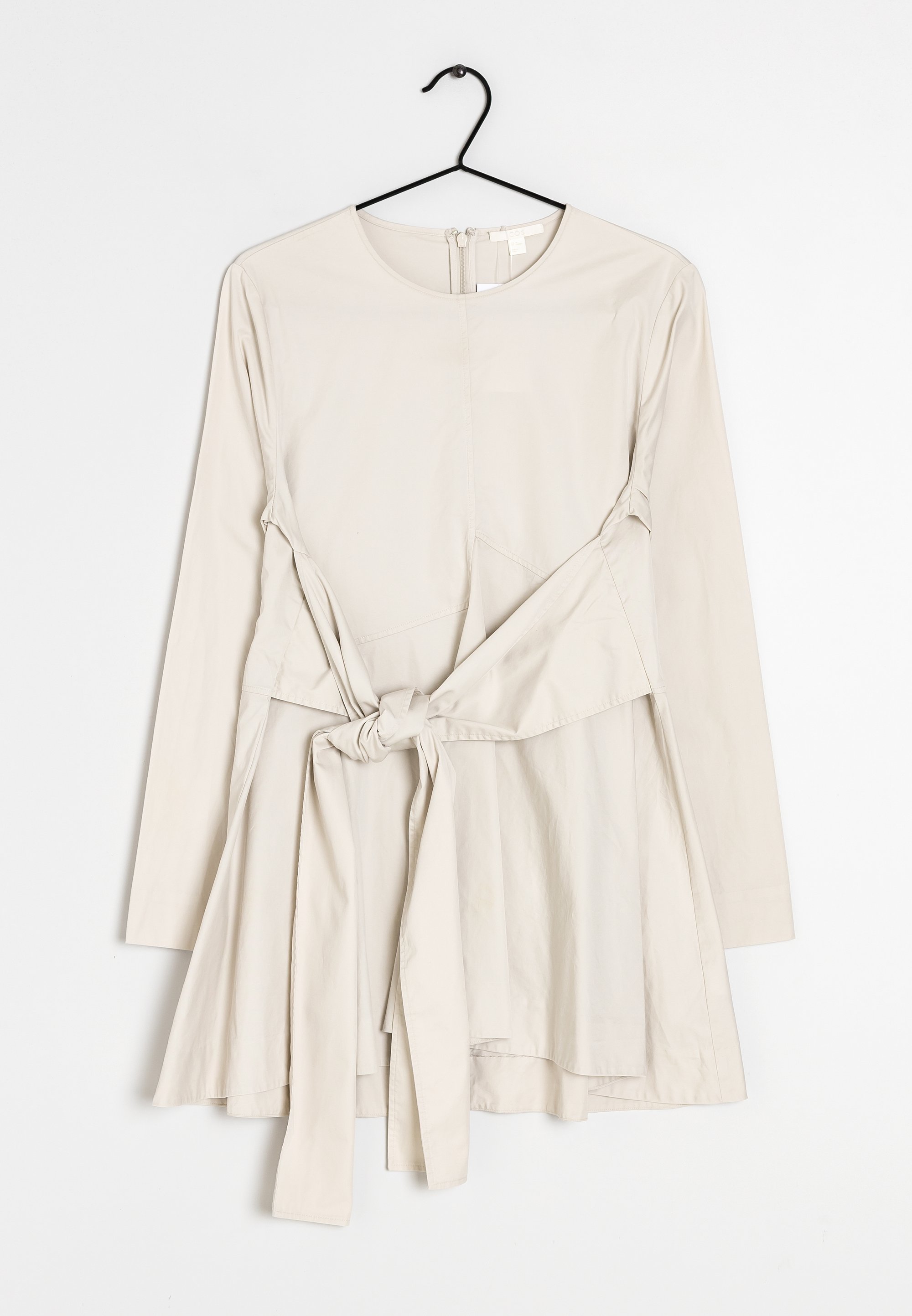 COS Day dress - beige - (Pre-owned) - Zalando