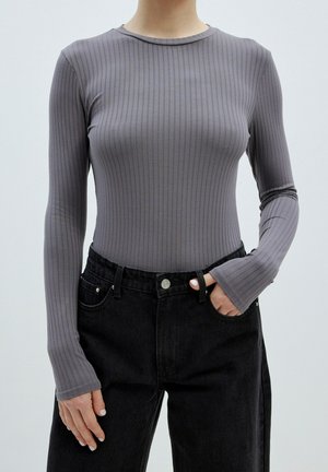 T-shirt à manches longues - grey