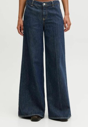 Wide leg - dark blue denim