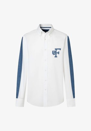 Façonnable, FAÇONNABLE SHIRT CL BD PATCH SL STP - Camisa - white