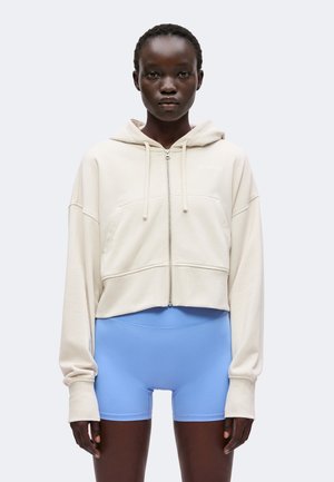ICANIWILL, EVERYDAY CROPPED HOODIE - Суитшърт с качулка - light beige
