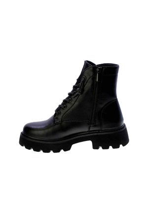 Stivaletti con plateau - black