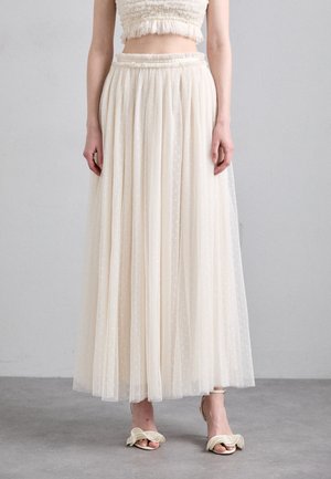 KISSES ANKLE SKIRT - Maxirok - cream