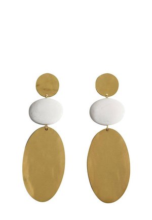 LONG COMBINED BEAD - Ohrringe - gold-coloured