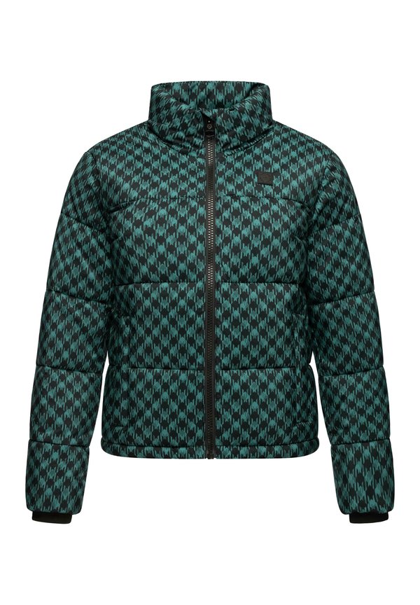 SERAH PRINT - Winterjacke - petrol melange