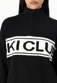 Noisy May NMTINA NECK HALF ZIP - Vesta - black